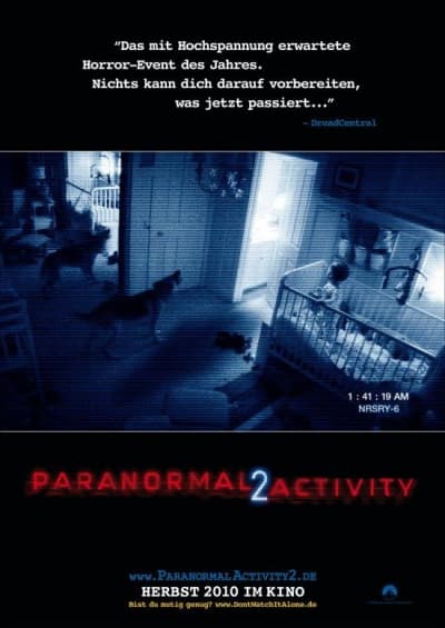 Filmplakat Paranormal Activity 2